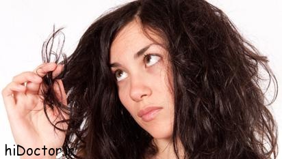 راه های درمان موهای آسیب دیده با رژیم غذایی