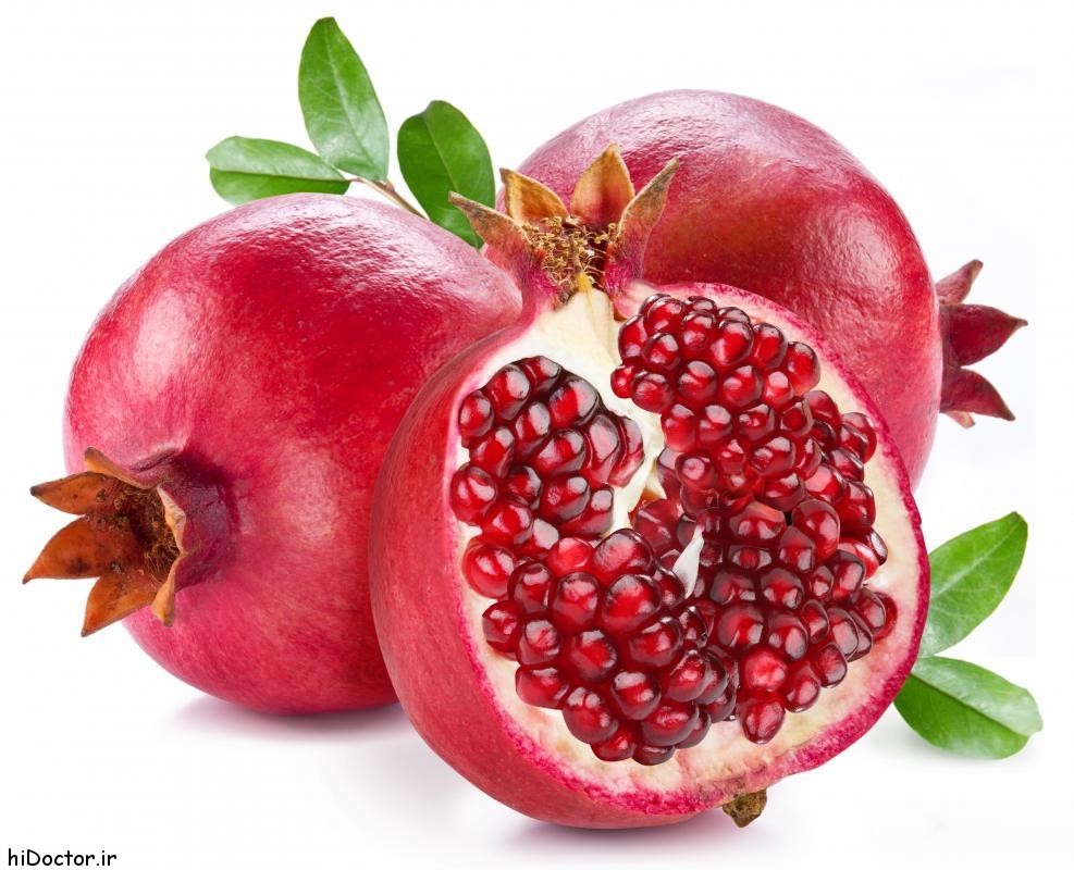 whole-and-cut-pomegranate