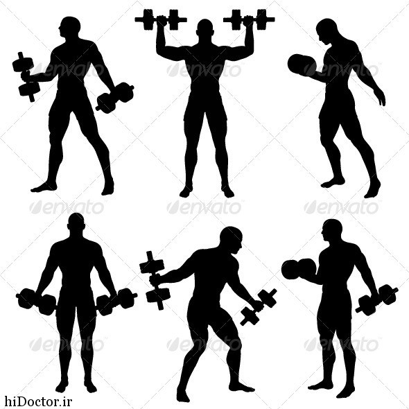 Man_Exercise_with_Weights_Silhouette_Pack_590
