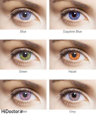 color lens لنزهای رنگی چه زیانهایی دارد