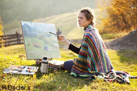painting hobby opt 10 سرگرمی که ذهن را آرام میکند
