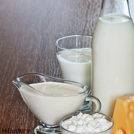 Dairy products 10 ماده غذایی سرشار از گلوتامین که باید در رژیم غذایی داشته باشید