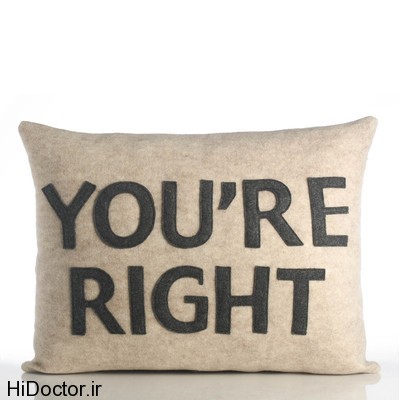 Youre Right Pillow حق دادن به دیگران هنگام صحبت
