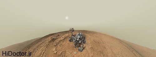 عکس های تماشایی از خودروی کیوریاسیتی آزمایشگاه علمی مریخ
