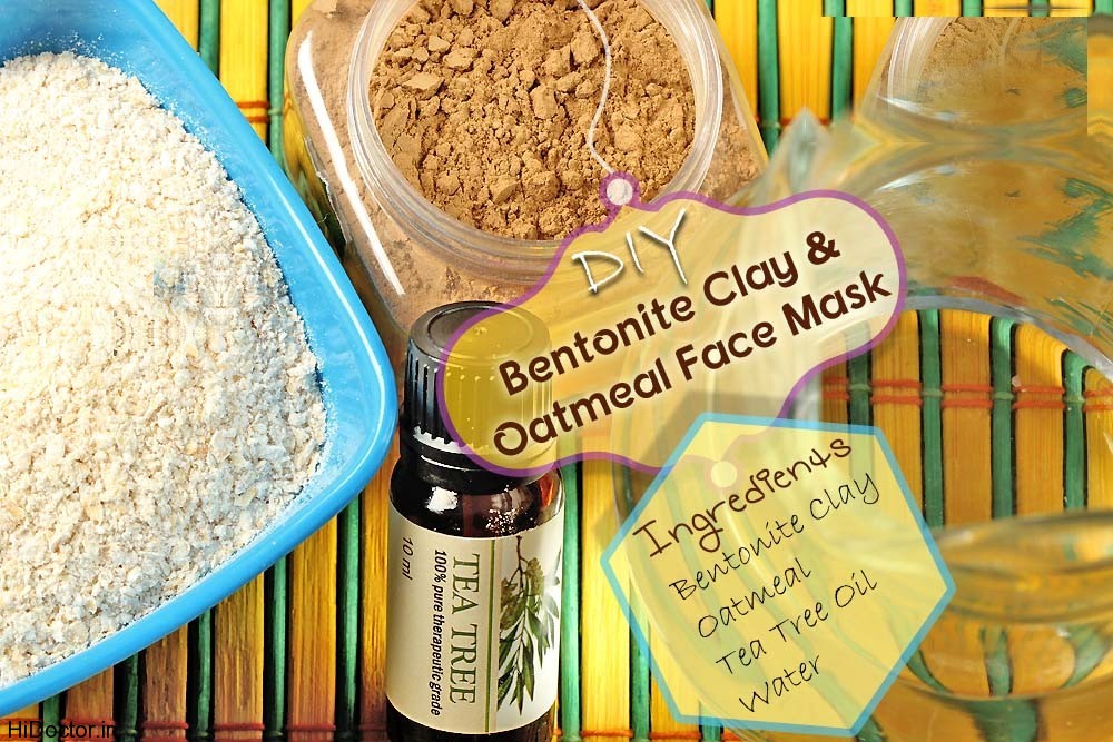 DIY Bentonite Clay Oatmeal fm rev copy چگونه با خاک رس ماسک زیبایی درست کنیم