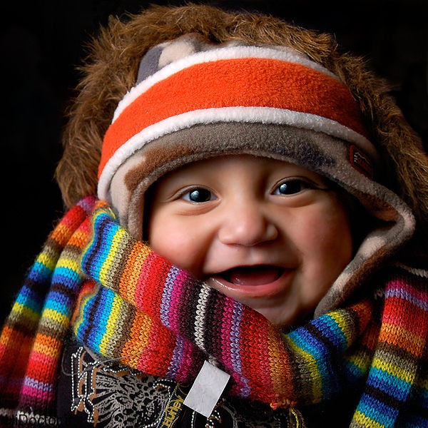 winter warm dress baby کودکتان را زیاد نپوشانید