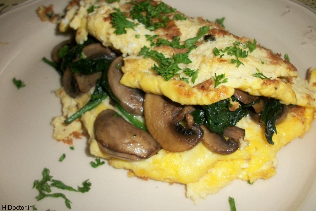 Mushroom-Omelette