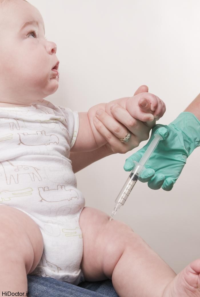 جای واکسن نوزاد