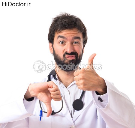 depositphotos_57384937-Doctor-making-a-good-bad-sign-over-white-background