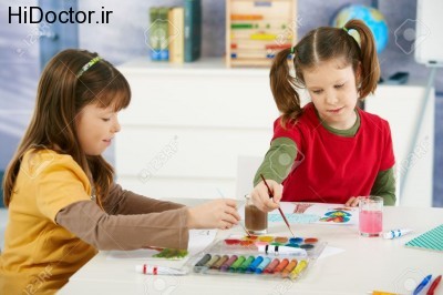 7434858-Elementary-age-children-sitting-around-desk-enjoying-painting-with-colors-in-art-class-at-primary-sc-Stock-Photo