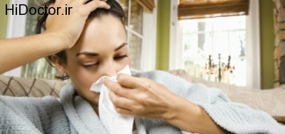 woman with cold or flu