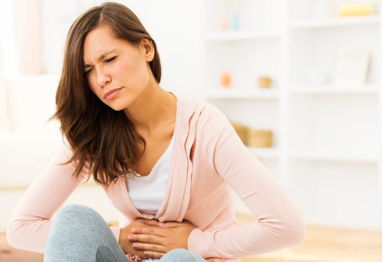 young-woman-stomach-pain