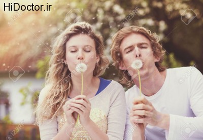 30733111-Spring-outdoor-portrait-of-young-happy-couple-Stock-Photo