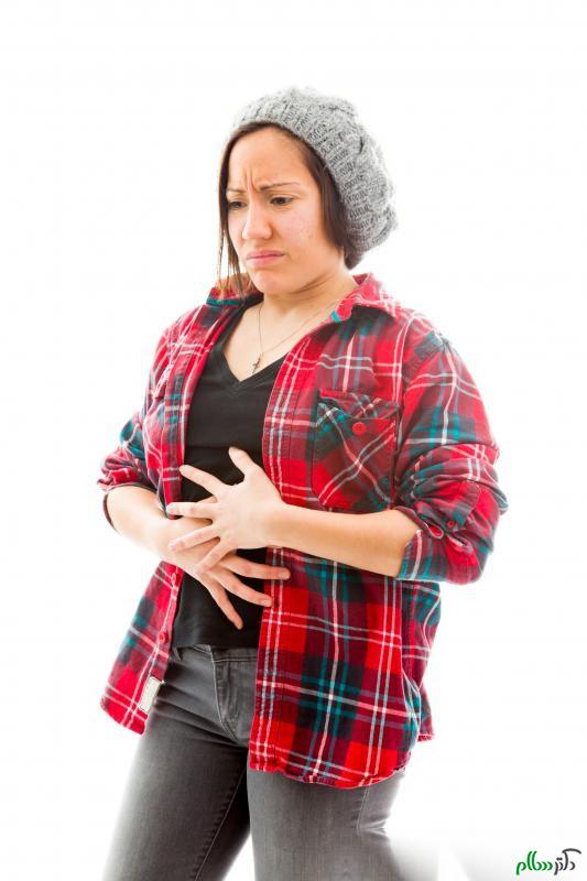 a-woman-holding-her-stomach