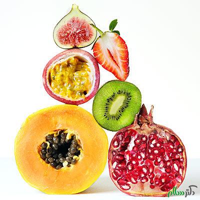 ویتامین K ویتامین C و پروتئین میوه ها و سبزیجات حاوی کلسیم منیزیم مصرف میوه فواید مصرف میوه پتاسیم   