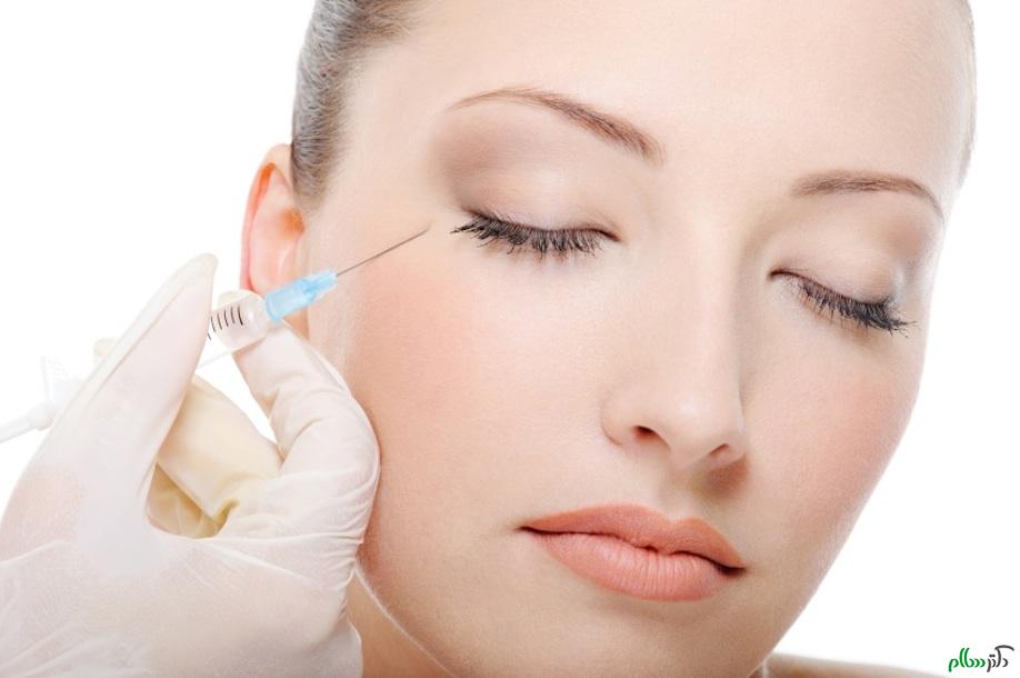 botox injection for the beautiful young woman