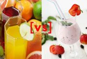 نوشیدنی تابستانی: آب میوه مرکبات در مقابل اسموتی میوه