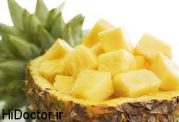 درمان التهاب و کبودی پوست با آناناس