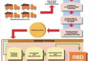 مراحل تولید و ساخت روغن پالم به صورت فلوچارت