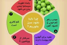 پوستر در مورد خواص نخود سبز