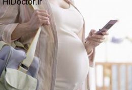 جنین و امواج موبایل