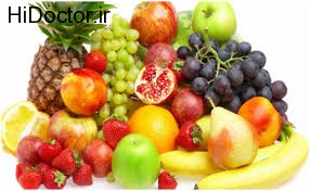 تغییرات در وزن ناشی از مصرف انواع میوه ها