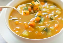 سوپ رژیمی با سبزیجات
