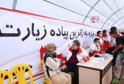 ۱۷۵ هزار زائر پیاده امام رضا(ع) سرپایی درمان شدند