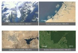 تغییرات ۳۲ ساله زمین را در اینترنت تماشا کنید
