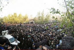 حماسه حضور مردم در مراسم تشییع پیکر آیت‌الله هاشمی رفسنجانی