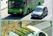 کاشت پوشش گیاهی بر روی سقف اتوبوس ها
