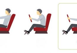 الگوی صحیح نشستن در حین مسافرت  طولانی