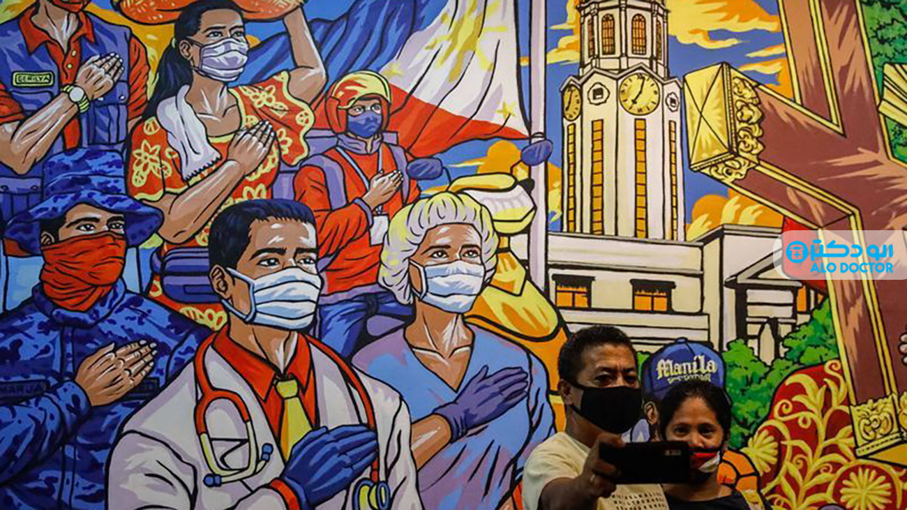 شیب نزولی تعداد قربانیان کرونا در فیلیپین